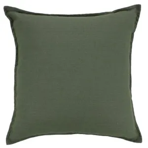 Banse Linen Cushion Grape Leaf - 50cm x 50cm by null, a Cushions, Decorative Pillows for sale on Style Sourcebook