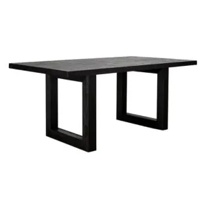 Deckler Dining Table Black - 180 x 100 x 76cm by null, a Dining Tables for sale on Style Sourcebook
