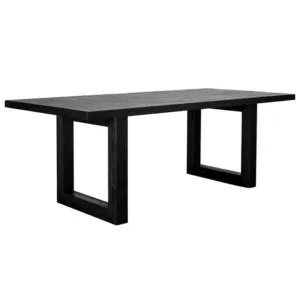 Deckler Dining Table Black - 210 x 100 x 76cm by null, a Dining Tables for sale on Style Sourcebook