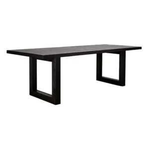 Deckler Dining Table Black - 270 x 110 x 76cm by null, a Dining Tables for sale on Style Sourcebook
