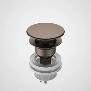Basin Dome Pop Up Plug And Waste | Made From Metal In Brushed Bronze By Caroma by Caroma, a Traps & Wastes for sale on Style Sourcebook
