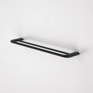 Contura II 620mm Double Towel Rail • | Made From Metal In Matte Black By Caroma by Caroma, a Towel Rails for sale on Style Sourcebook