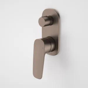 Contura II Bath/Shower Mixer With Diverter - In Brushed Bronze By Caroma by Caroma, a Bathroom Taps & Mixers for sale on Style Sourcebook