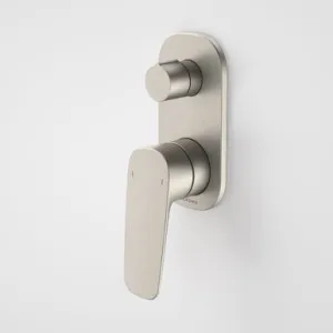 Contura II Bath/Shower Mixer With Diverter - In Brushed Nickel By Caroma by Caroma, a Bathroom Taps & Mixers for sale on Style Sourcebook