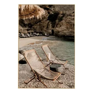 Ocean Vista Box Framed Canvas in 42 x 62cm by OzDesignFurniture, a Painted Canvases for sale on Style Sourcebook