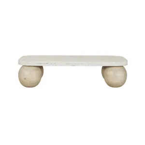 Bon Marble & Oak Coffee Table White by null, a Coffee Table for sale on Style Sourcebook