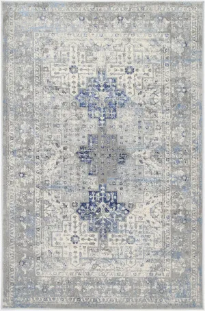 Delicate Navy Blue Oriental Rug by null, a Contemporary Rugs for sale on Style Sourcebook