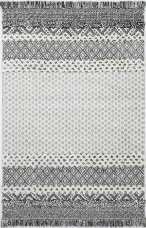 Beni Edge  Anthracite Rug by null, a Shag Rugs for sale on Style Sourcebook