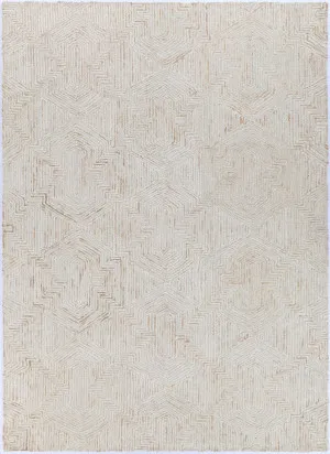 Aquila 06C Beige Rug Wool Rug by null, a Contemporary Rugs for sale on Style Sourcebook