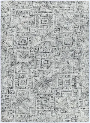 Labyrinth 09A  Charcoal Wool Rug by null, a Contemporary Rugs for sale on Style Sourcebook