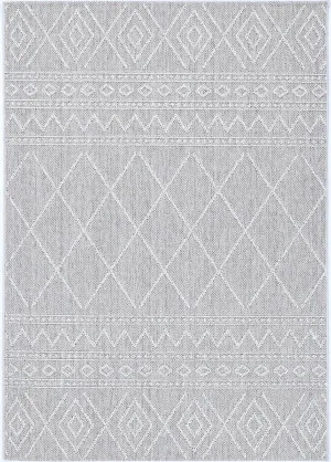 Courtyard Enya Indoor / Outdoor Grey Rug by null, a Outdoor Rugs for sale on Style Sourcebook