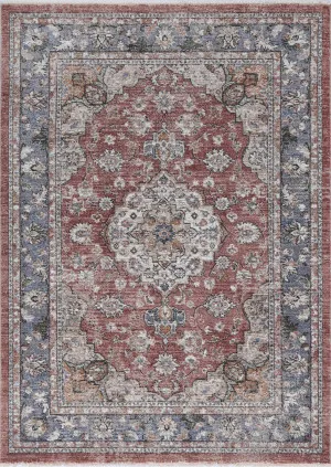 Chobi Vintage Overlea  Salmon / Blue Rug by null, a Contemporary Rugs for sale on Style Sourcebook