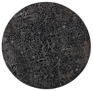 Brook Kensington Pewter Round Rug by null, a Contemporary Rugs for sale on Style Sourcebook