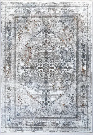 Paradiso Rosette Grey & Multi Rug by null, a Contemporary Rugs for sale on Style Sourcebook