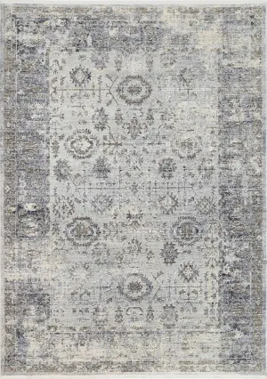 Astraeus Albireo Grey Floral Rug by null, a Contemporary Rugs for sale on Style Sourcebook