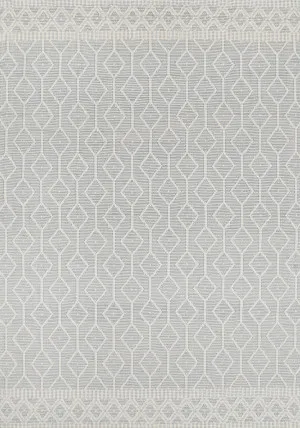 Avoca Lattice Light Grey Wool Rug by null, a Contemporary Rugs for sale on Style Sourcebook