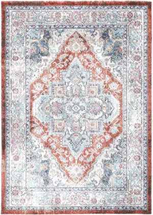 June Seo Terracotta & Ivory Transitional Rug by null, a Contemporary Rugs for sale on Style Sourcebook
