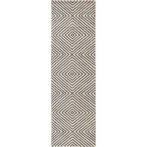 Freya Diamond Charcoal Rug by null, a Contemporary Rugs for sale on Style Sourcebook