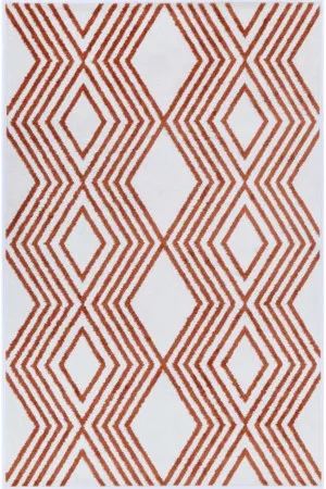 Freya Kudos Terracotta-Grey Rug by null, a Contemporary Rugs for sale on Style Sourcebook