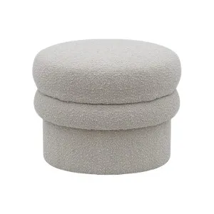 Bolo Mushroom Boucle Pumice Storage Ottoman by null, a Ottomans for sale on Style Sourcebook