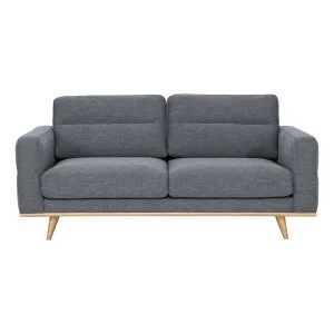 Astrid 2.5 Seater in Talent Denim / Clear Leg by OZ Design, a Sofas for sale on Style Sourcebook