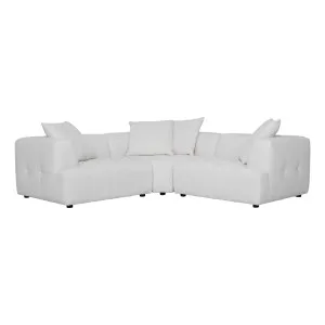 Rubin 3 Seater Modular Sofa in Het White by OZ Design, a Sofas for sale on Style Sourcebook