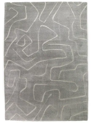 Cocoon Abstract Grey Rug by null, a Contemporary Rugs for sale on Style Sourcebook