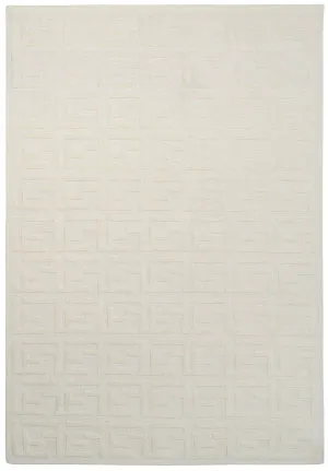 Metro Monogram Cream by null, a Contemporary Rugs for sale on Style Sourcebook