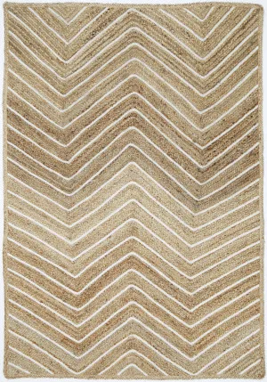 Kerala Beige Natural Chevron Rug by null, a Jute Rugs for sale on Style Sourcebook