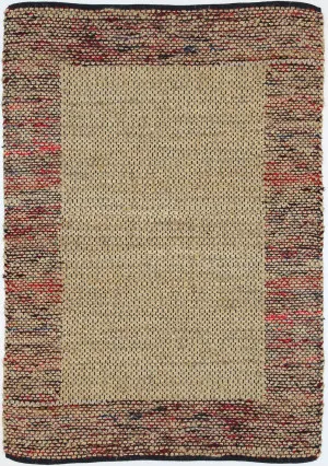 Illy Multi Colour Border Jute Rug by null, a Jute Rugs for sale on Style Sourcebook