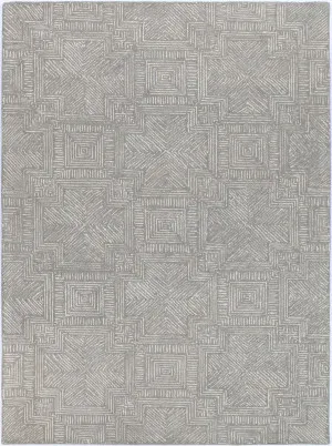 Labyrinth 09C Grey Wool Rug by null, a Contemporary Rugs for sale on Style Sourcebook