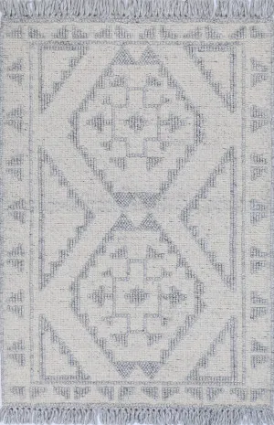Diego Ornamental Light Grey Wool Rug by null, a Contemporary Rugs for sale on Style Sourcebook