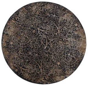 Brook Kensington Gold Round Rug by null, a Contemporary Rugs for sale on Style Sourcebook
