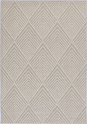 Yumi Onika Beige Geometric Flatweave Rug by null, a Contemporary Rugs for sale on Style Sourcebook