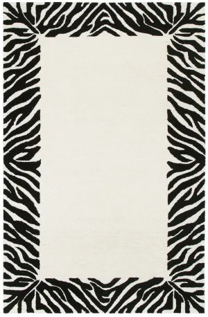 Zanzibar Black & White Wool Rug by null, a Contemporary Rugs for sale on Style Sourcebook
