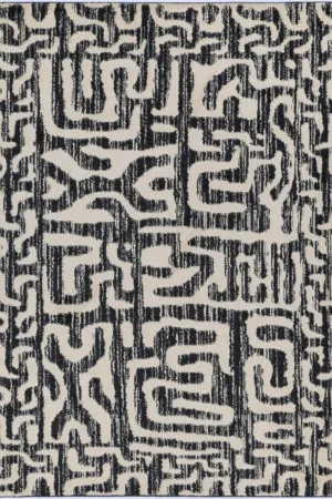 Freya Tribal Charcoal  Rug by null, a Contemporary Rugs for sale on Style Sourcebook