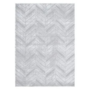 Tahoe Chevron Silver Shag Rug by null, a Contemporary Rugs for sale on Style Sourcebook