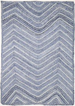 Kerala Denim Chevron Rug by null, a Jute Rugs for sale on Style Sourcebook