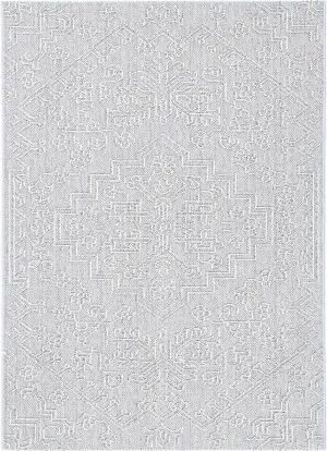 Courtyard Braska Indoor / Outdoor Grey Rug by null, a Outdoor Rugs for sale on Style Sourcebook