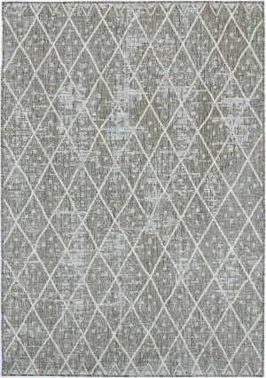 Alfresco Aqua & Ash Trellis Flatweave Rug by null, a Contemporary Rugs for sale on Style Sourcebook