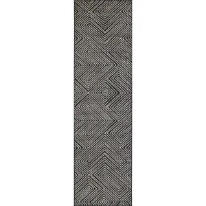 Freya Maze Black Rug by null, a Contemporary Rugs for sale on Style Sourcebook