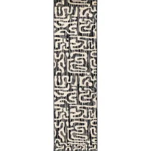 Freya Tribal Charcoal  Rug by null, a Contemporary Rugs for sale on Style Sourcebook