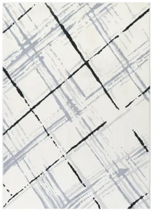 Morris Blue Geo Machine Washable Rug by null, a Contemporary Rugs for sale on Style Sourcebook
