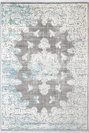 Eliza Medallion Blue Rug by null, a Contemporary Rugs for sale on Style Sourcebook