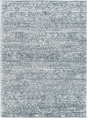 Inca 01A Blue Wool Rug by null, a Contemporary Rugs for sale on Style Sourcebook