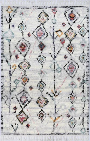 Hal Vintage Boho Taza White Rug by null, a Contemporary Rugs for sale on Style Sourcebook