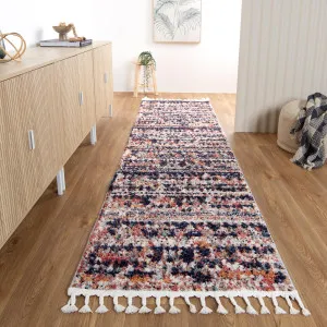Hal Vintage Boho Casablanca White Navy Rug by null, a Contemporary Rugs for sale on Style Sourcebook
