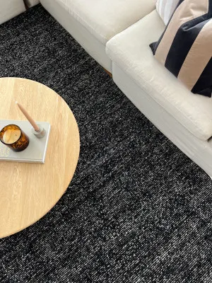 Norah Charcoal Black Rug by null, a Contemporary Rugs for sale on Style Sourcebook