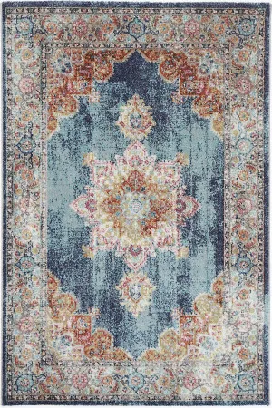 June Transitional Navy Rug by null, a Contemporary Rugs for sale on Style Sourcebook