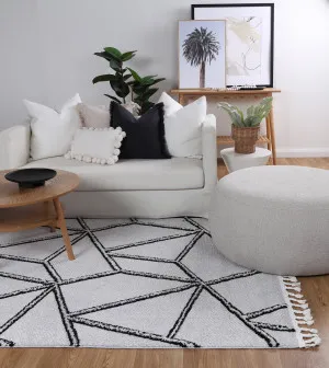 Origin Nora Geometric Ivory & Athracite Rug by null, a Contemporary Rugs for sale on Style Sourcebook